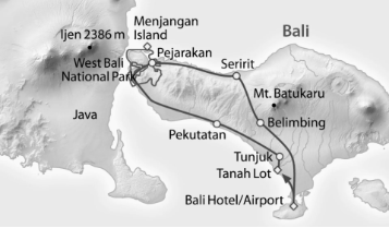 Balis unbekannter Westen ab Bali _ Karte